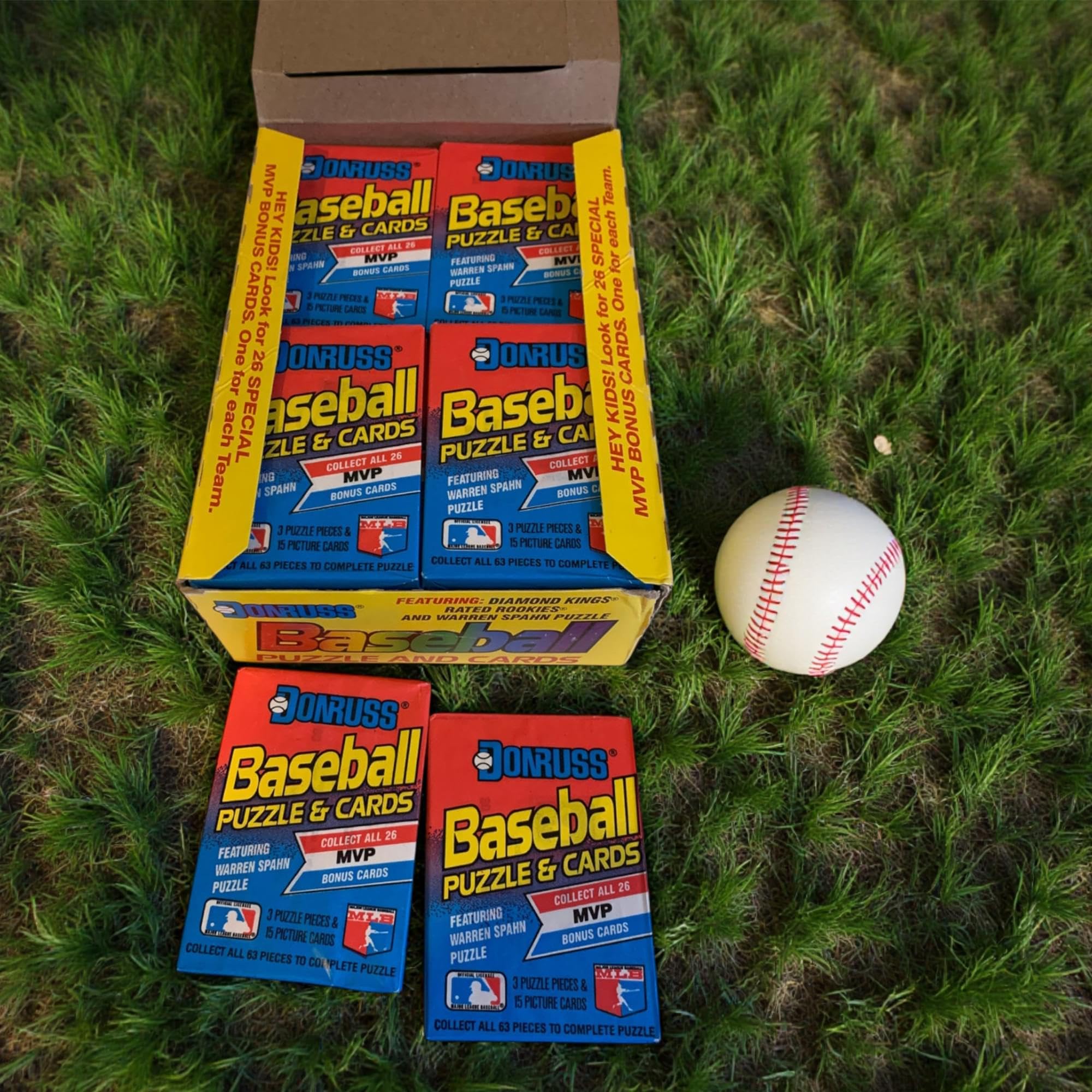 Amazon.com: 1989 Donruss Baseball Wax Box (36 Sealed Packs) Look